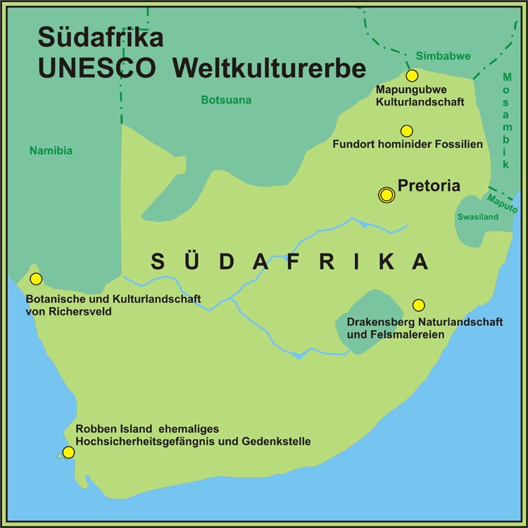 UNESCO Weltkulturerbe in Südafrika